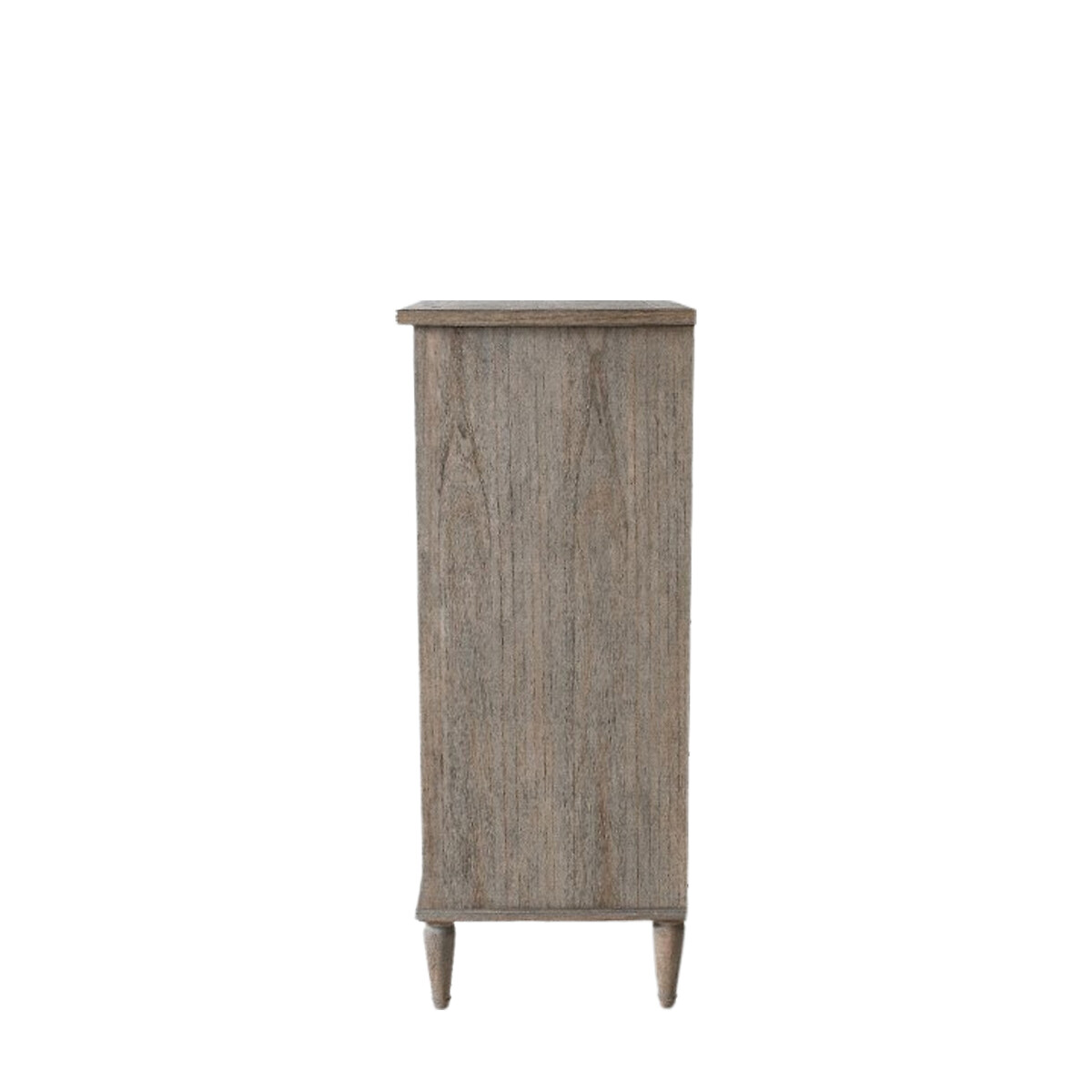 Nashik Ash Wood Parquet 5 Drawer Tallboy Chest natural, ÉDITÉ