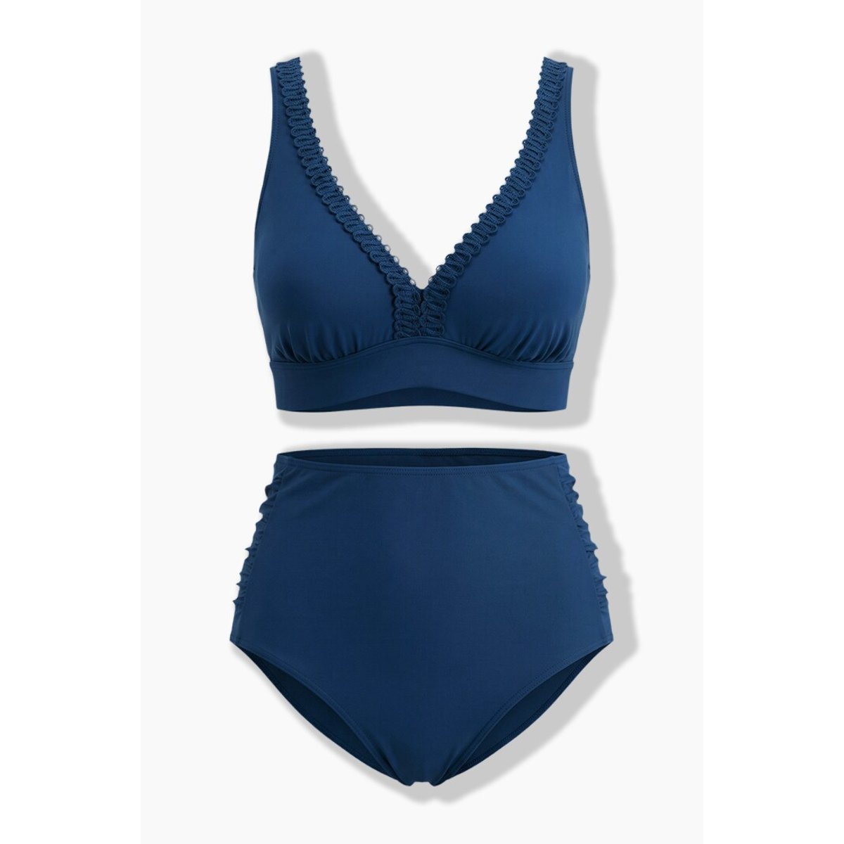 Bikini avec bonnets souples bleu foncé, ULLA POPKEN