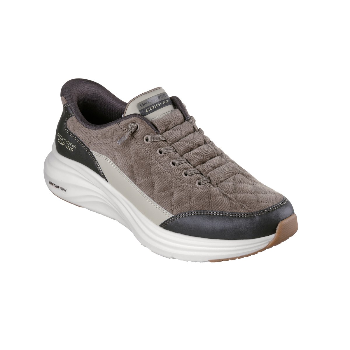 Basket à Lacets Contour Foam-cordelux marron, SKECHERS