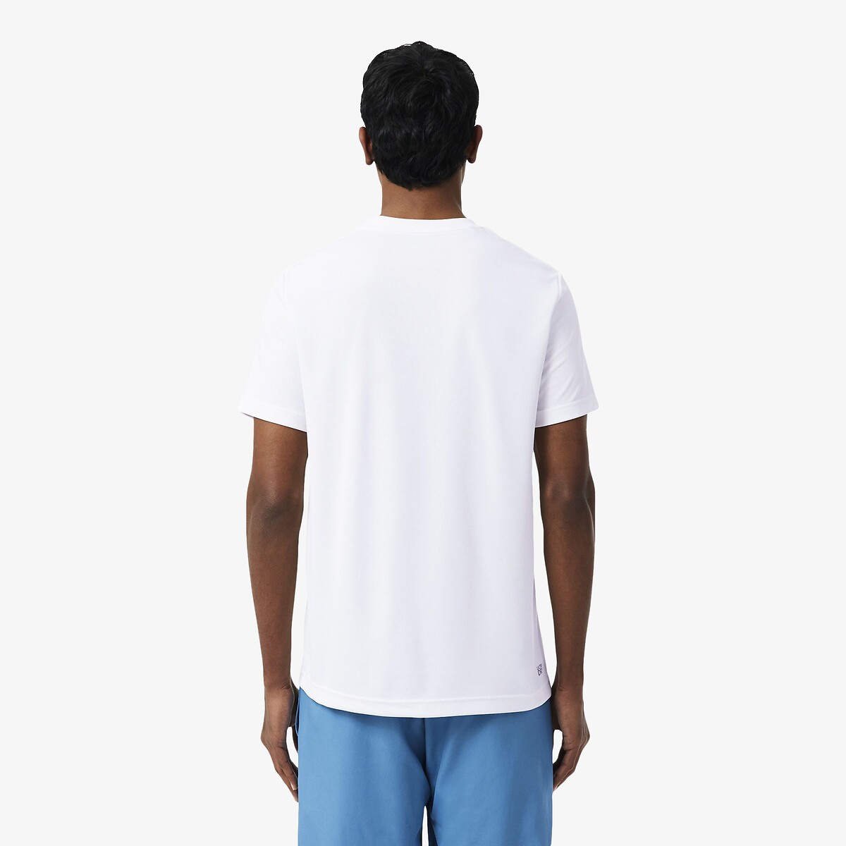 T-shirt Off Court regular fit ultra dry e UPF 50 bianco, LACOSTE