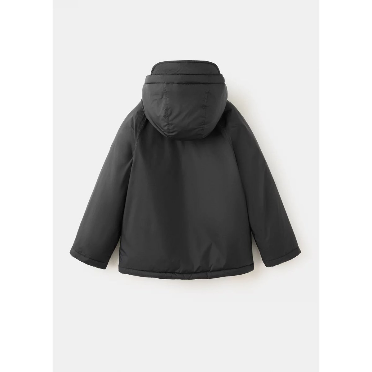 Veste matelassée capuche noir, MANGO KIDS