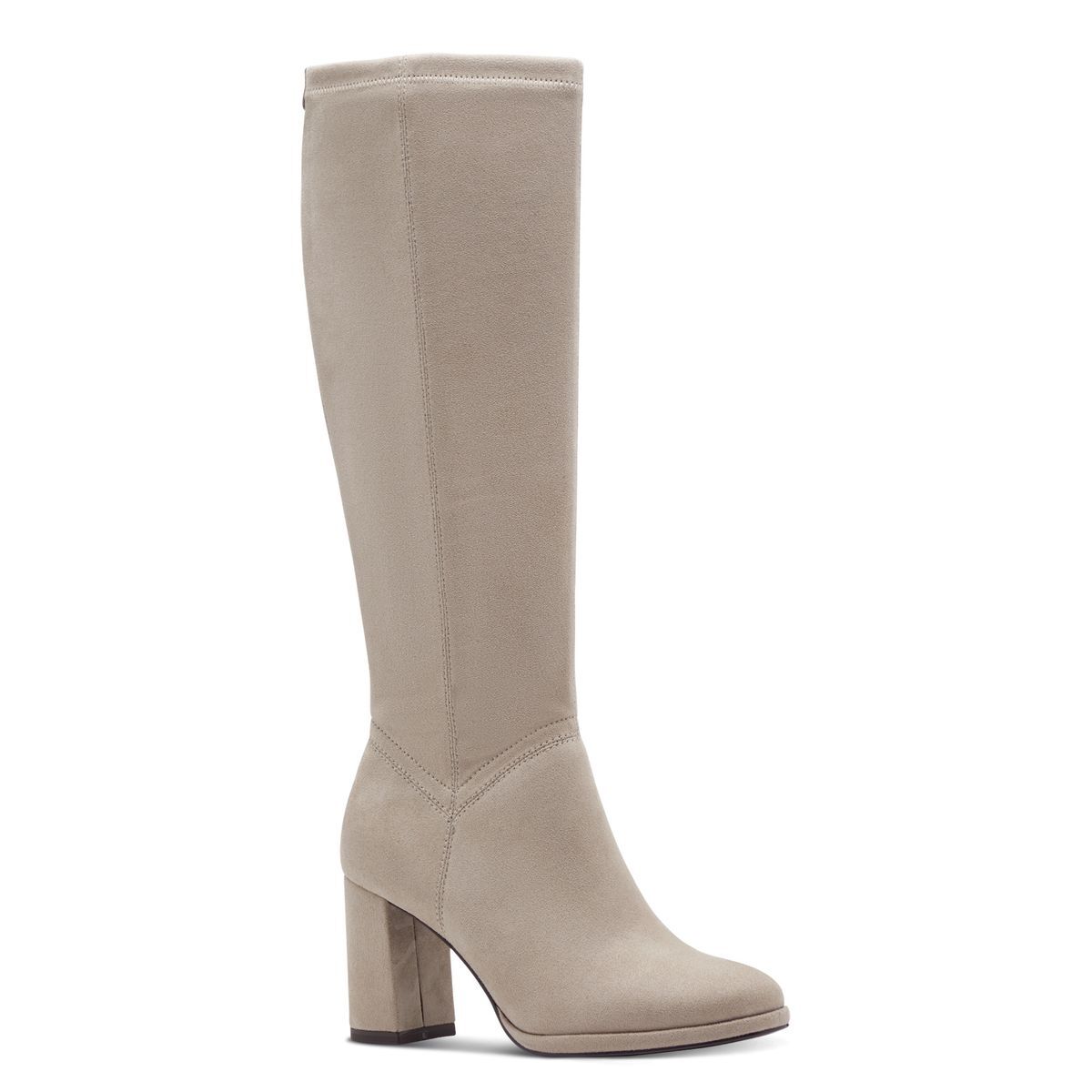 Bottes talon bloc marron taupe, TAMARIS