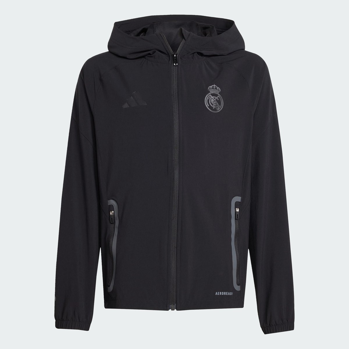 Veste de voyage Real Madrid Tiro 25 Competition Vis Tech Enfants black, adidas Performance