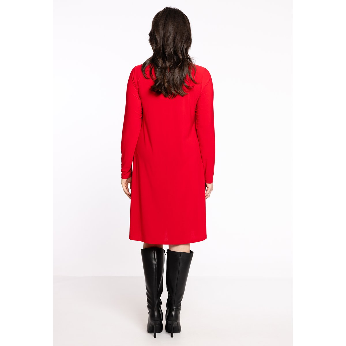 Robe volanté /à volants rouge, YOEK