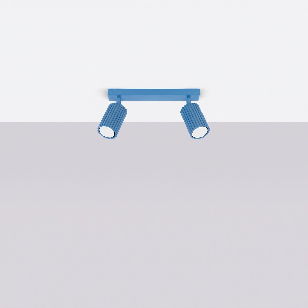 Plafonnier Aluminium Bleu GU10 1 Karbon bleu, EDEN
