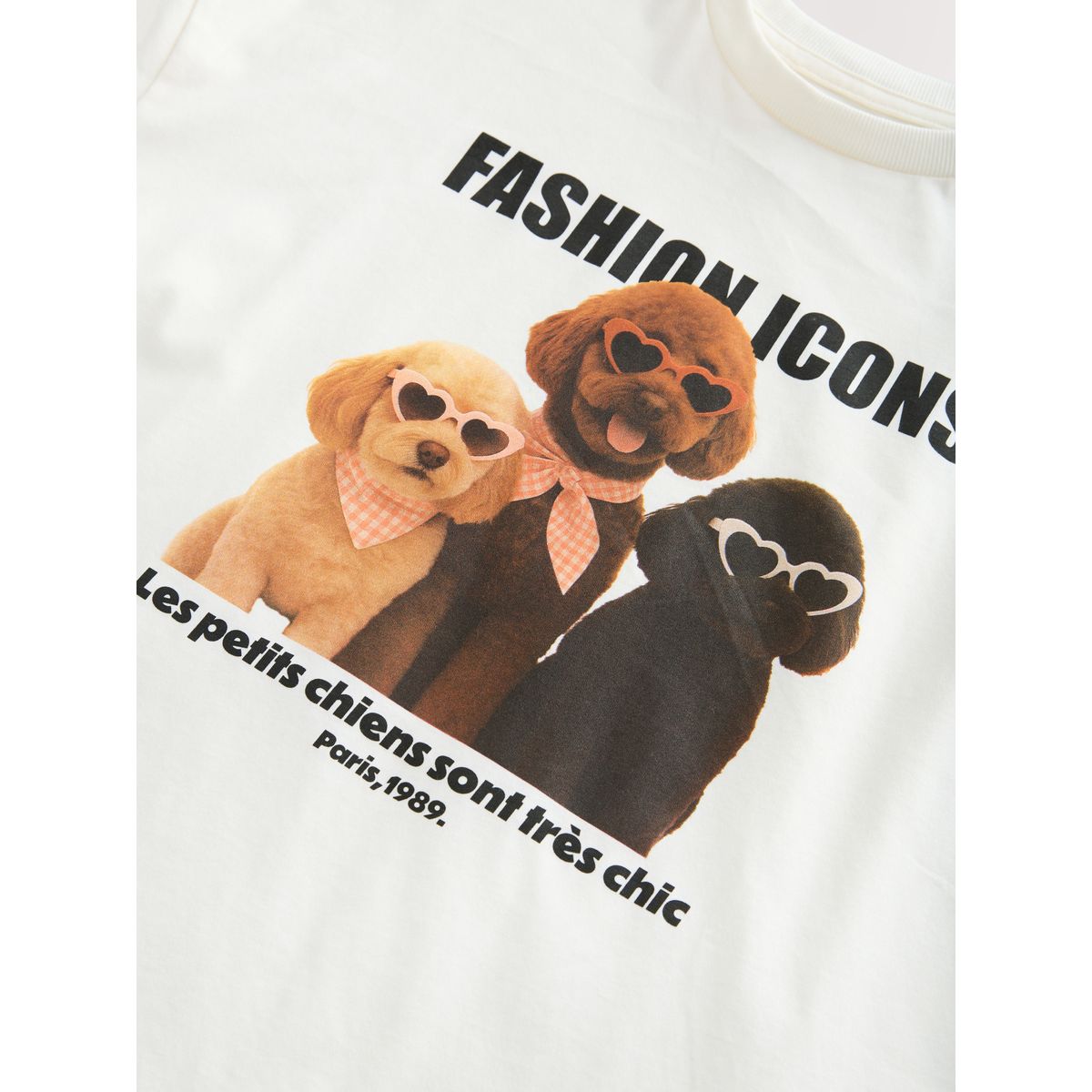 Ensemble pyjama short chiens à la crème, NEXT