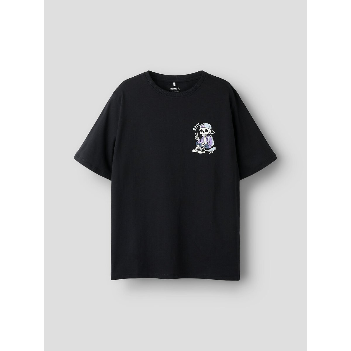T-shirt manches courtes noir, NAME IT