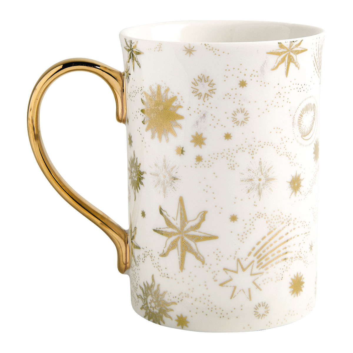 Coffret bougie parfumée et mug Marquise blanc, MATHILDE M