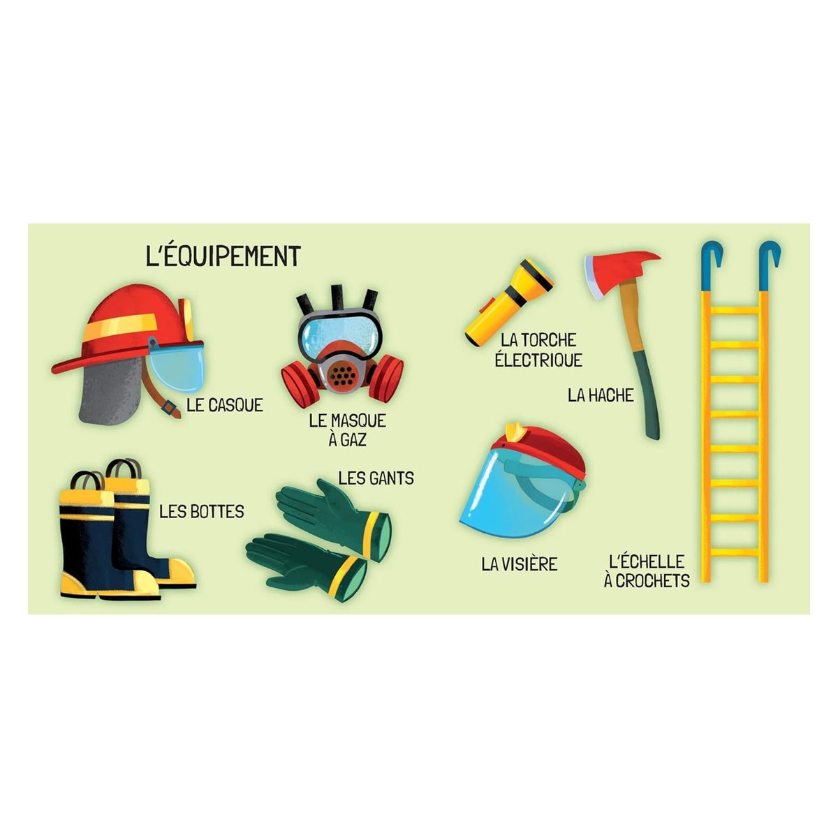 Livre et puzzle Les pompiers rouge, SASSI JUNIOR