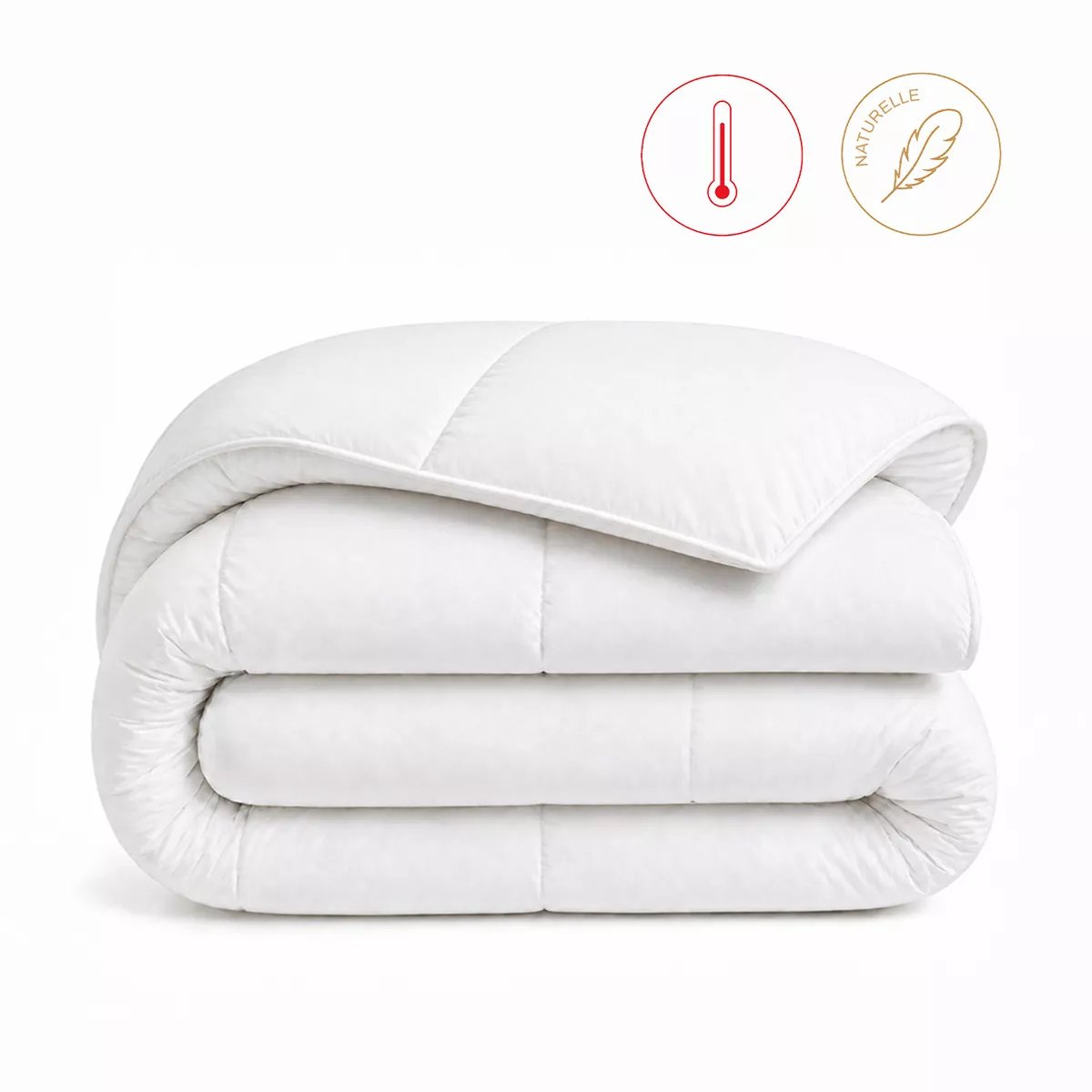 Couette fibres naturelles 300 g/m² hiver Ontario chaude chaude, GARNIER THIEBAUT