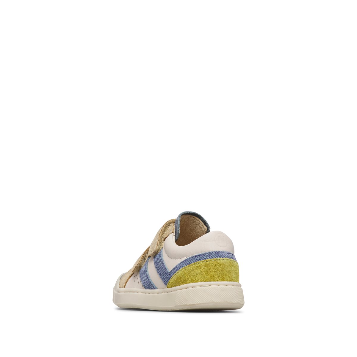 Baskets en cuir et en daim ZYLKA VL céleste-blanc crème, NATURINO