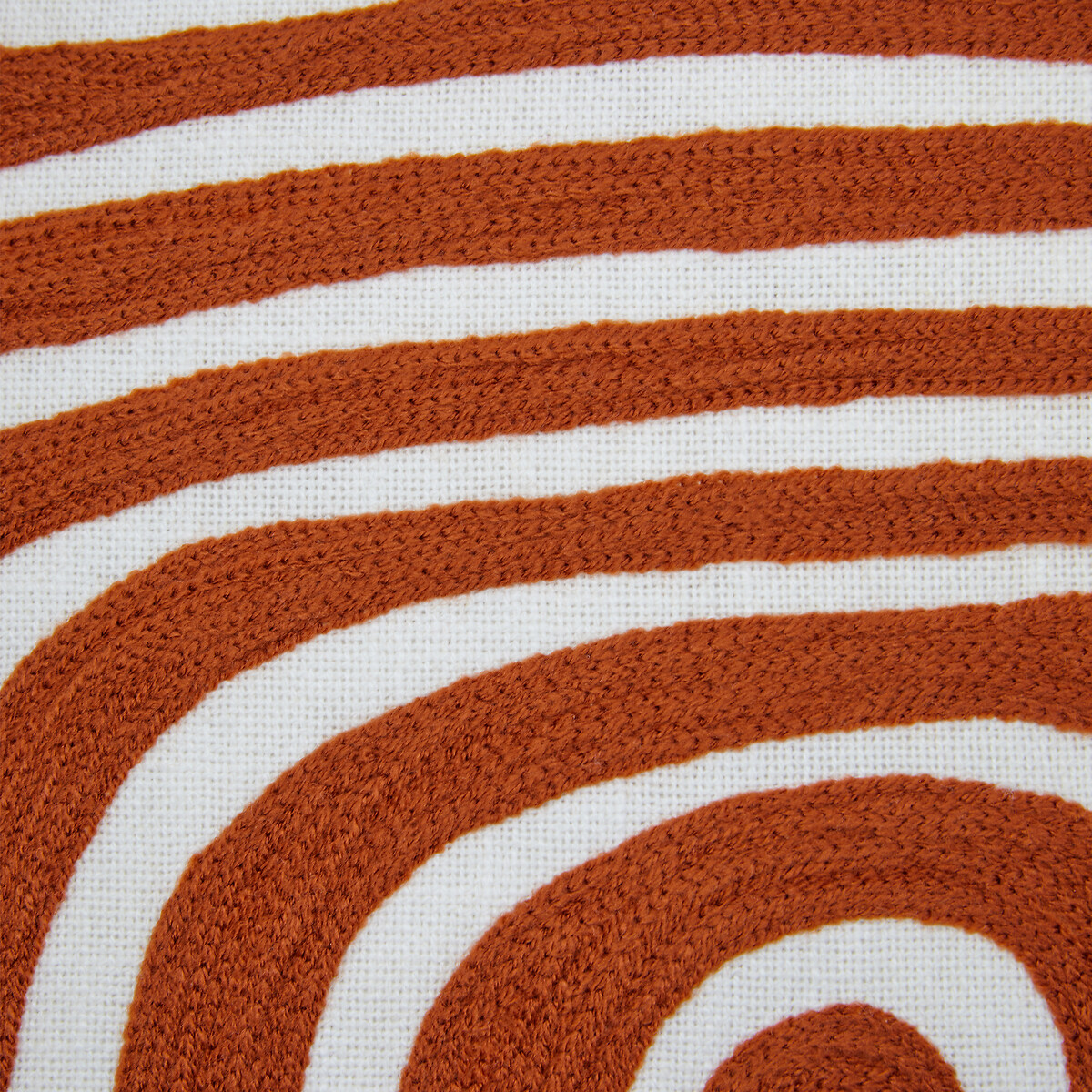 Bosie Ozella Rust And White Cushion rust, ÉDITÉ