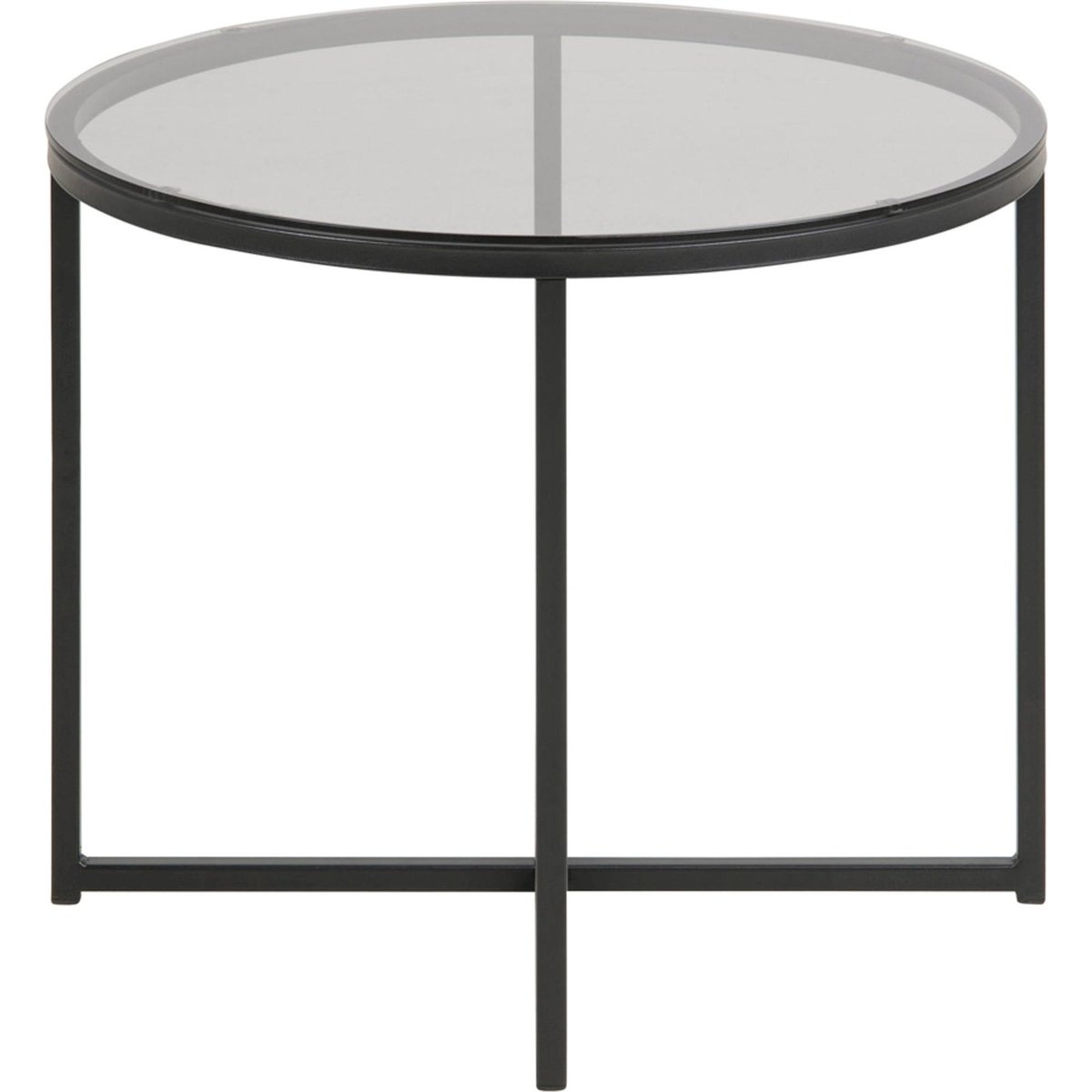 Table basse ronde en verre UDBINA transparent verre, RECOLLECTION