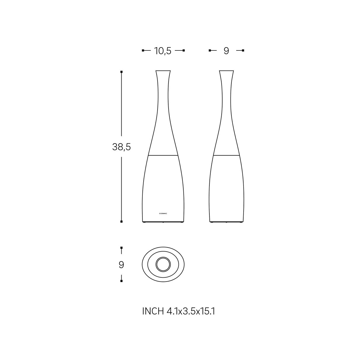 Porte-balayette Sol  SAKU lime, COSMIC