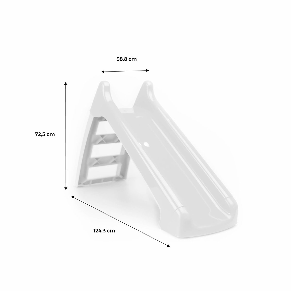 Petit toboggan premier âge 120cm LEO orange, SWEEEK