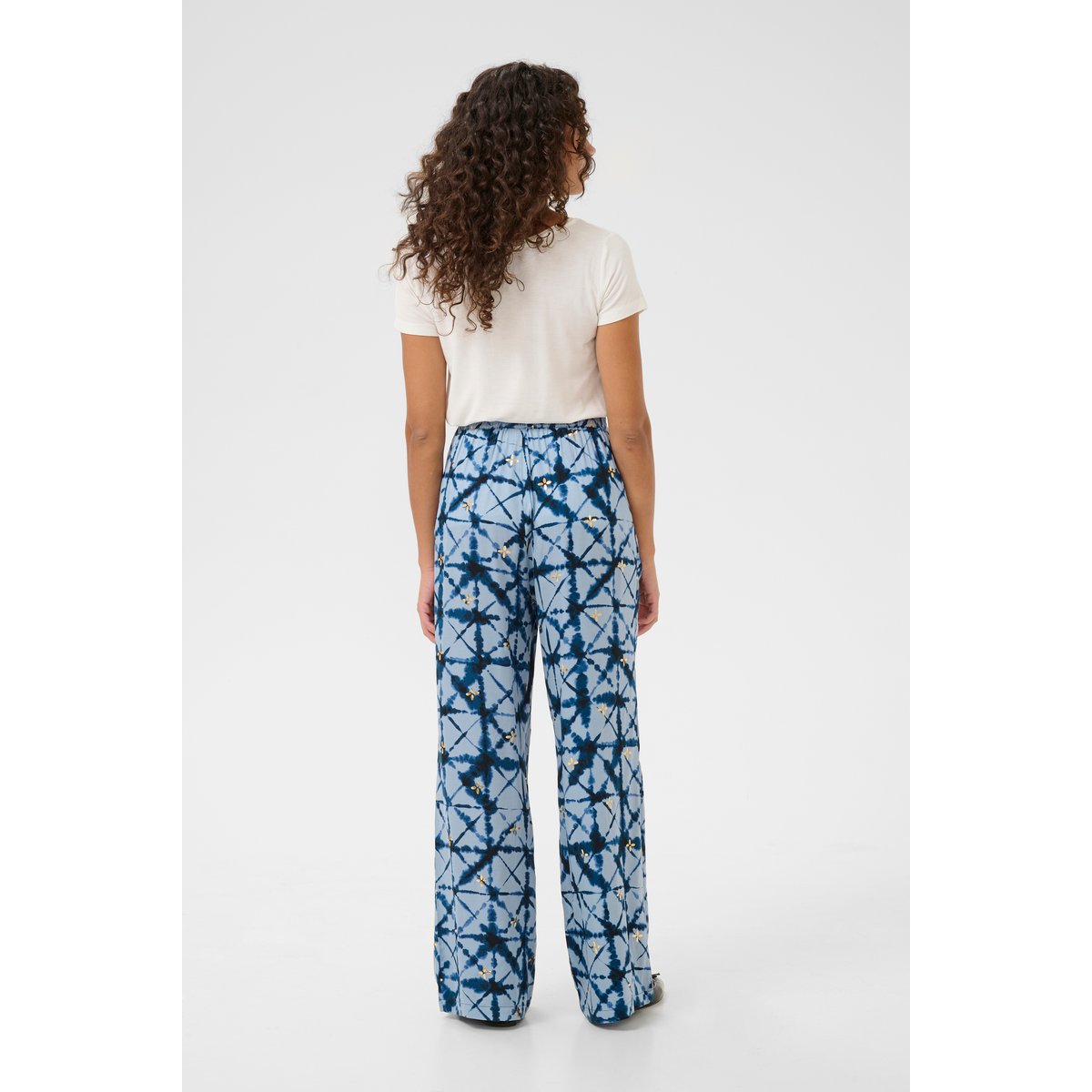 Casual pants bleu batik, CULTURE