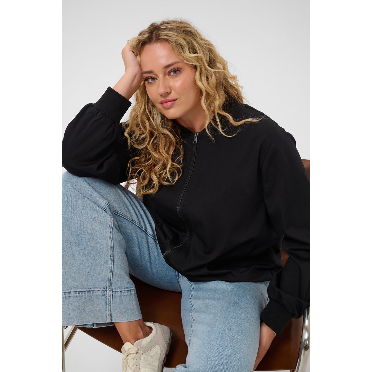 Veste noir black deep, KAFFE CURVE