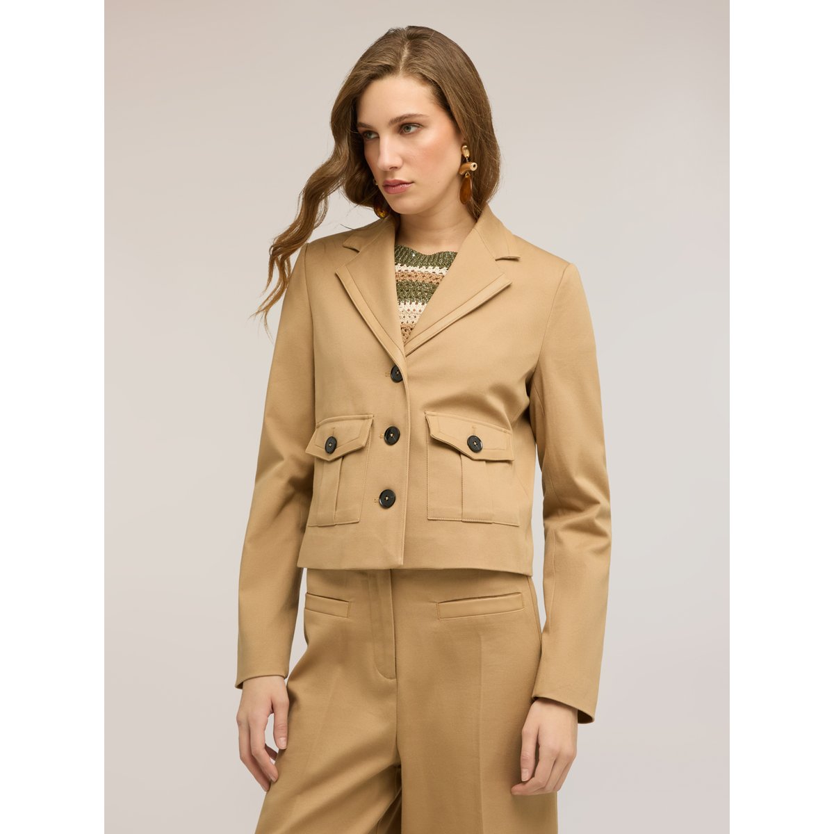Veste avec poches beige, MOTIVI