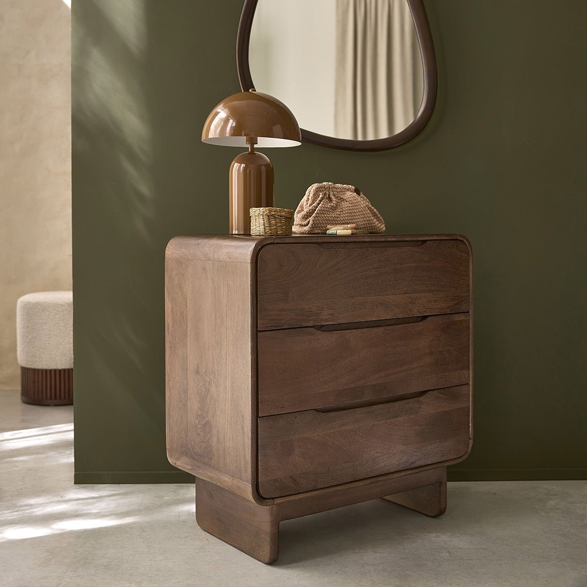 Commode en manguier massif  SOFIA couleur unique, BERAH GETAH