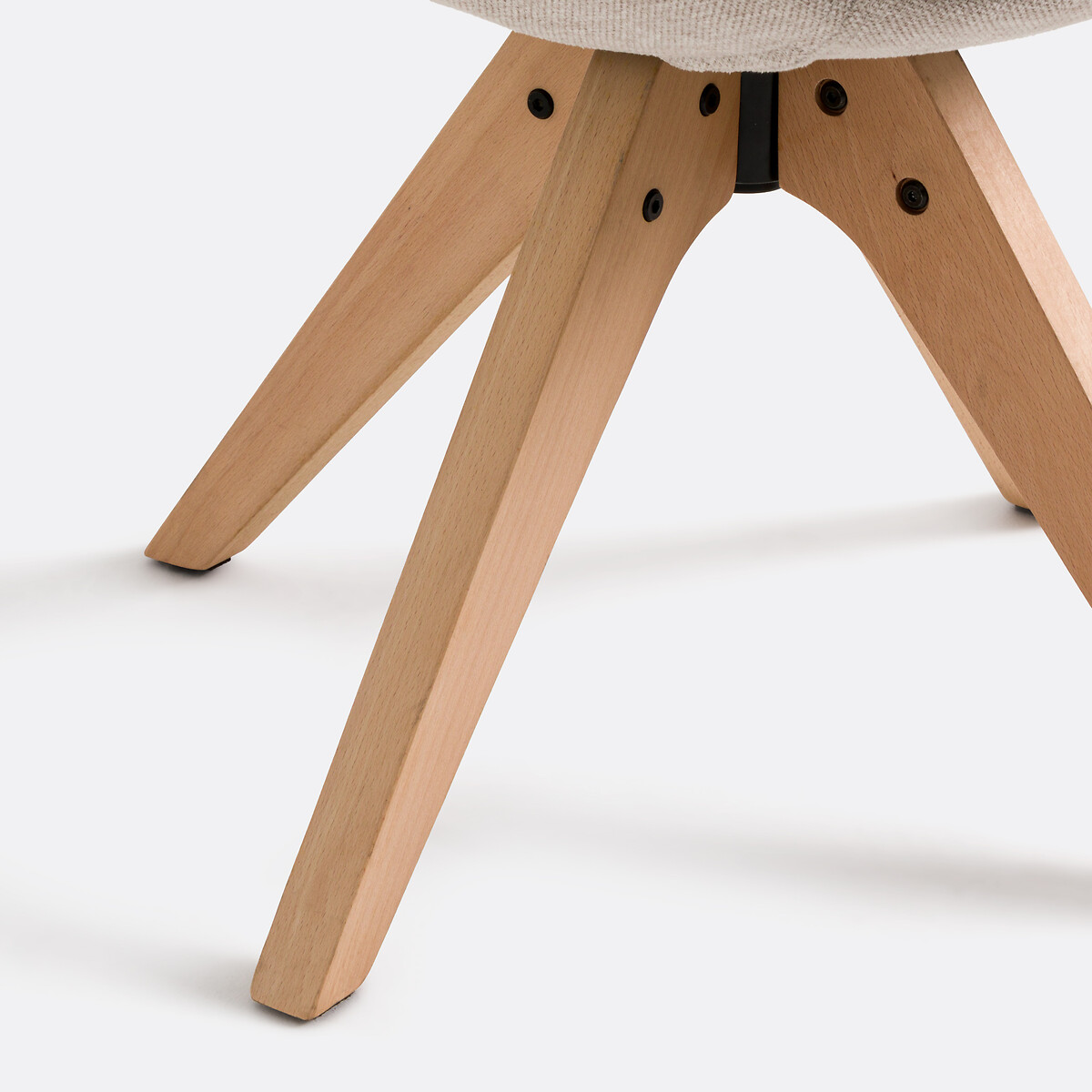 Fauteuil de bureau rotatif Jimeo beige, LA REDOUTE INTERIEURS