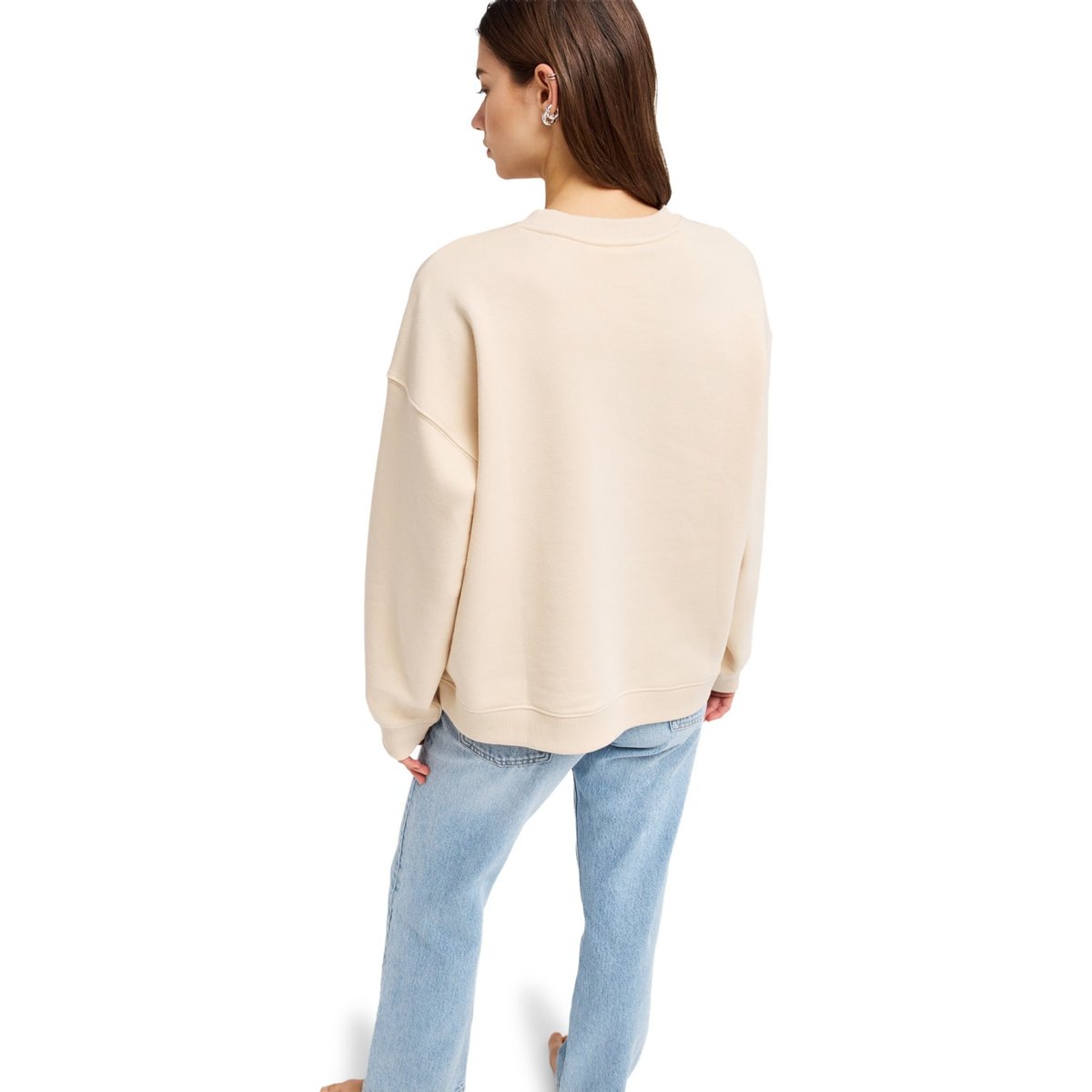 Sweat PLEASE PLEASE. beige parchment, ROXY