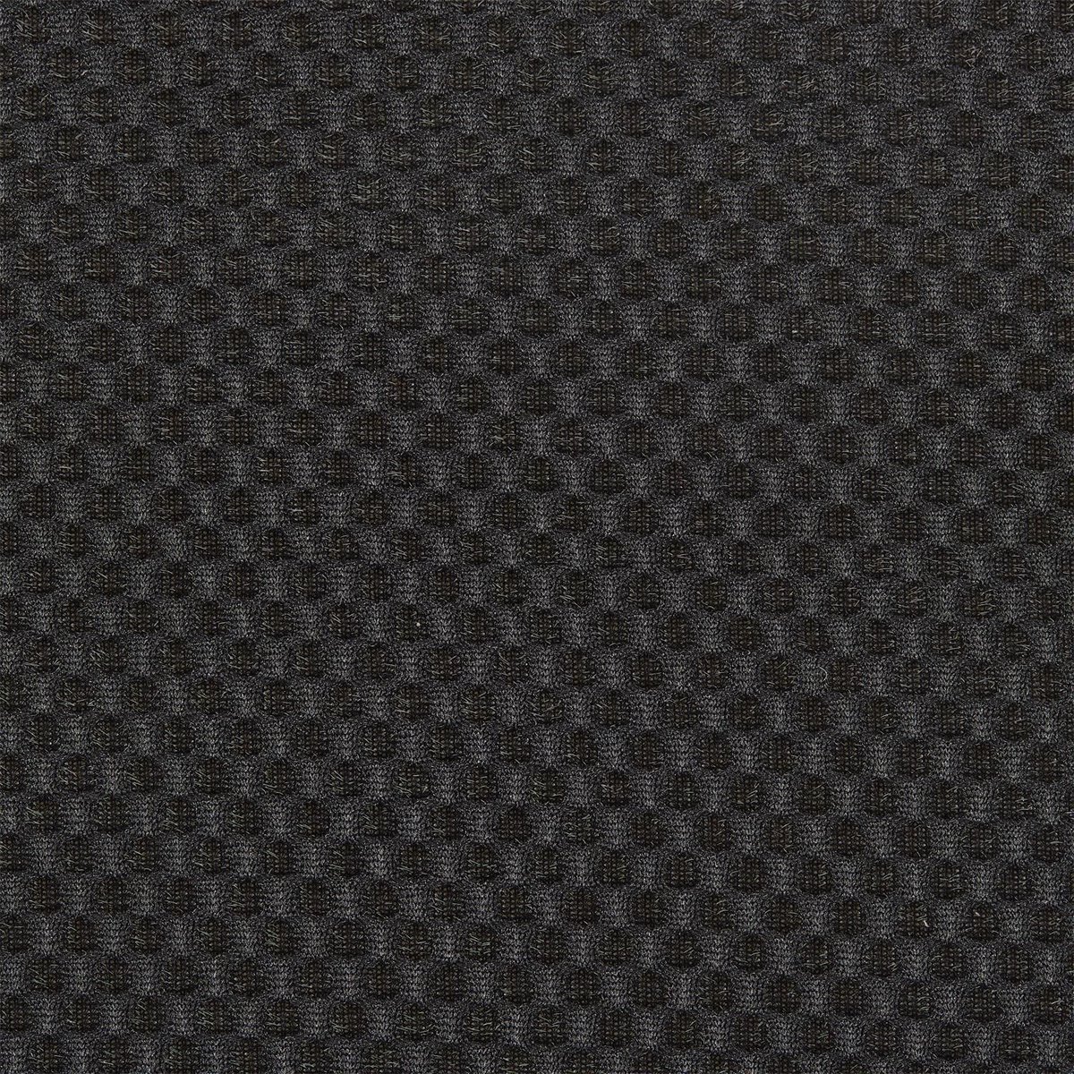 Lot de 4 chaises avec tissu texturé ATOME noir, TOILINUX