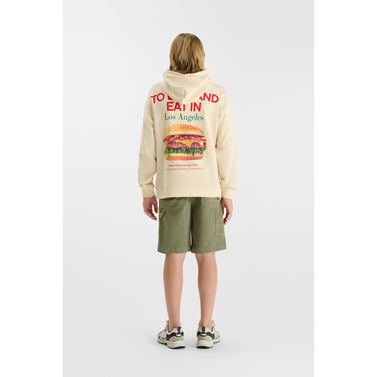 Sweat-Shirt capuche BURGBO chalk, LE TEMPS DES CERISES