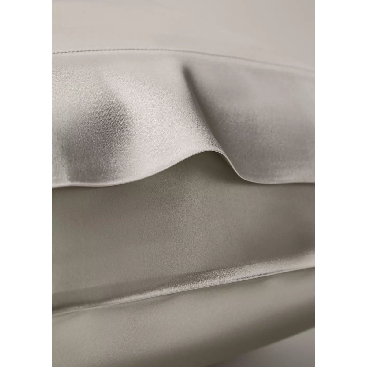 Taie d'oreiller 100 % soie avec boîte 50x75 cm sable, MANGO HOME
