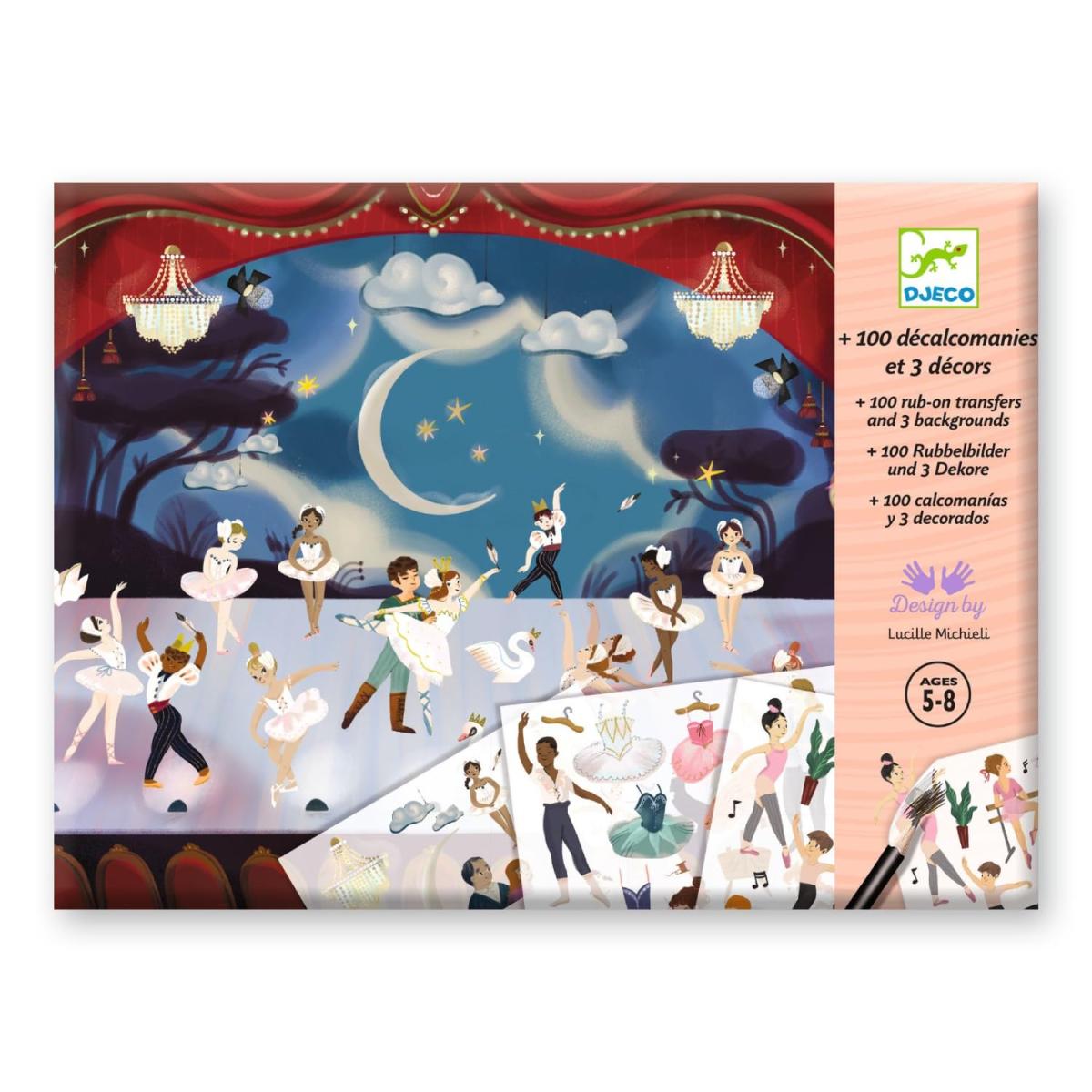 DECALCOS - Petits rats de l'Opéra couleur unique, DJECO