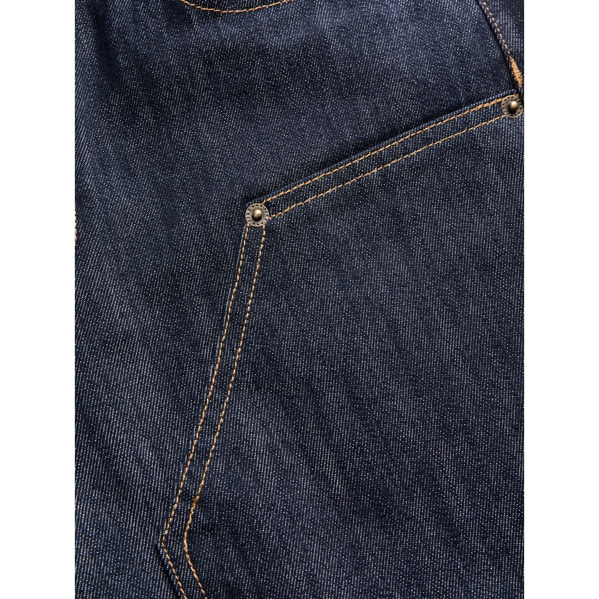 Jean À Coupe Large dark blue denim, JJXX