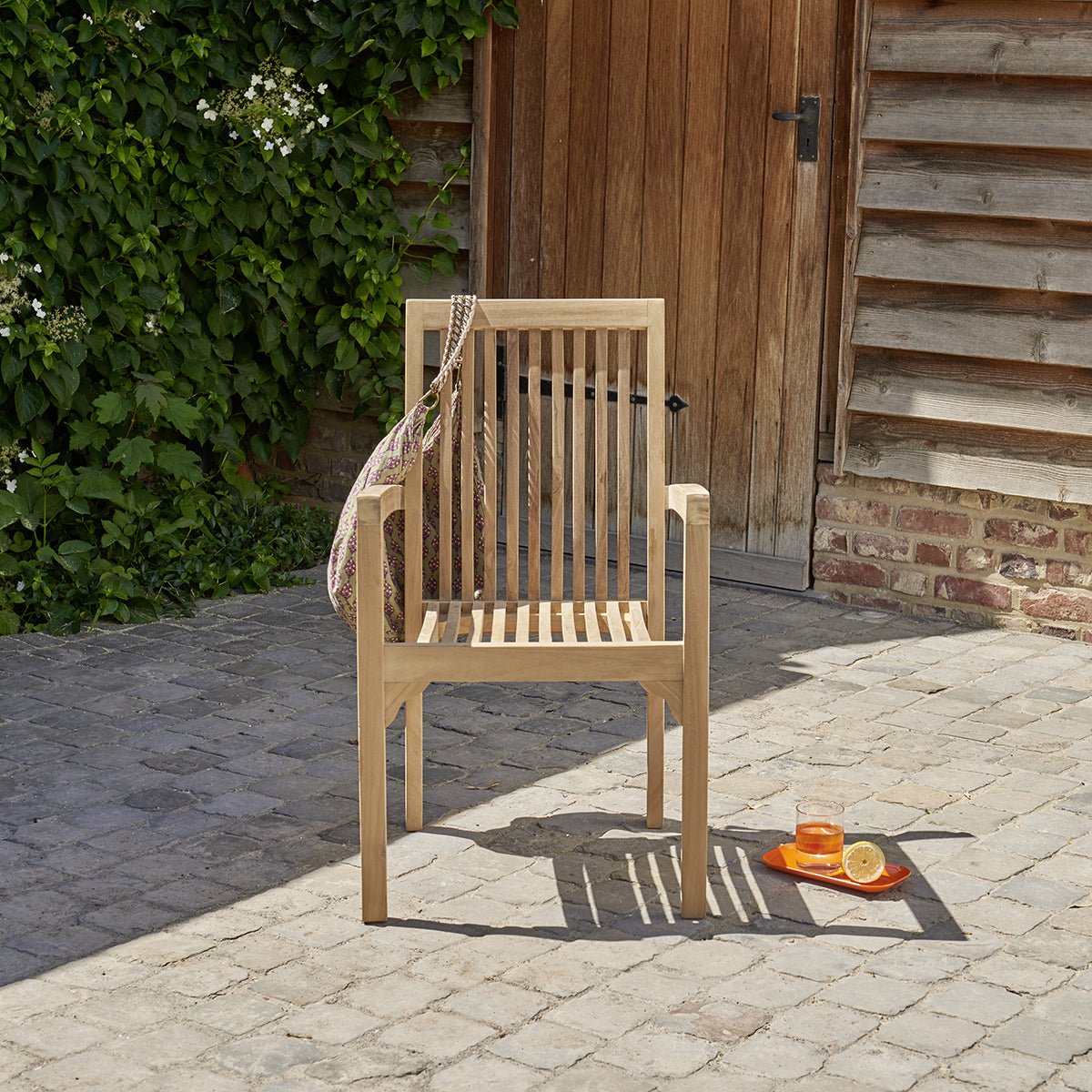 Fauteuil de jardin en teck massif  MALTE naturel, BERAH GETAH