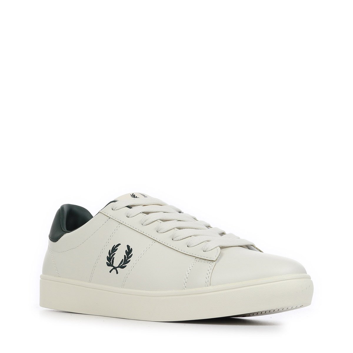 Baskets SPENCER LEATHER porcelain, FRED PERRY