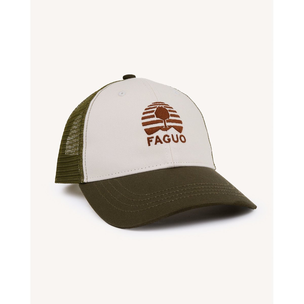 Casquette TRUCKER CAP vert olive, FAGUO