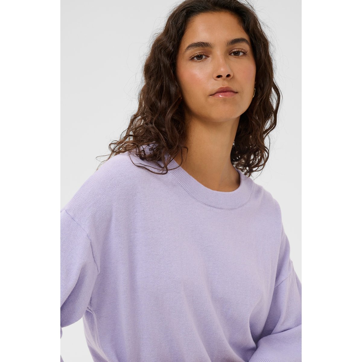 Pullover tricoté violet purple heather, SOAKED IN LUXURY