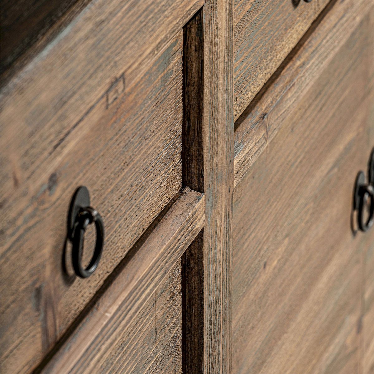 Buffet en bois de pin style colonial marron bois naturel chaleureux, RECOLLECTION