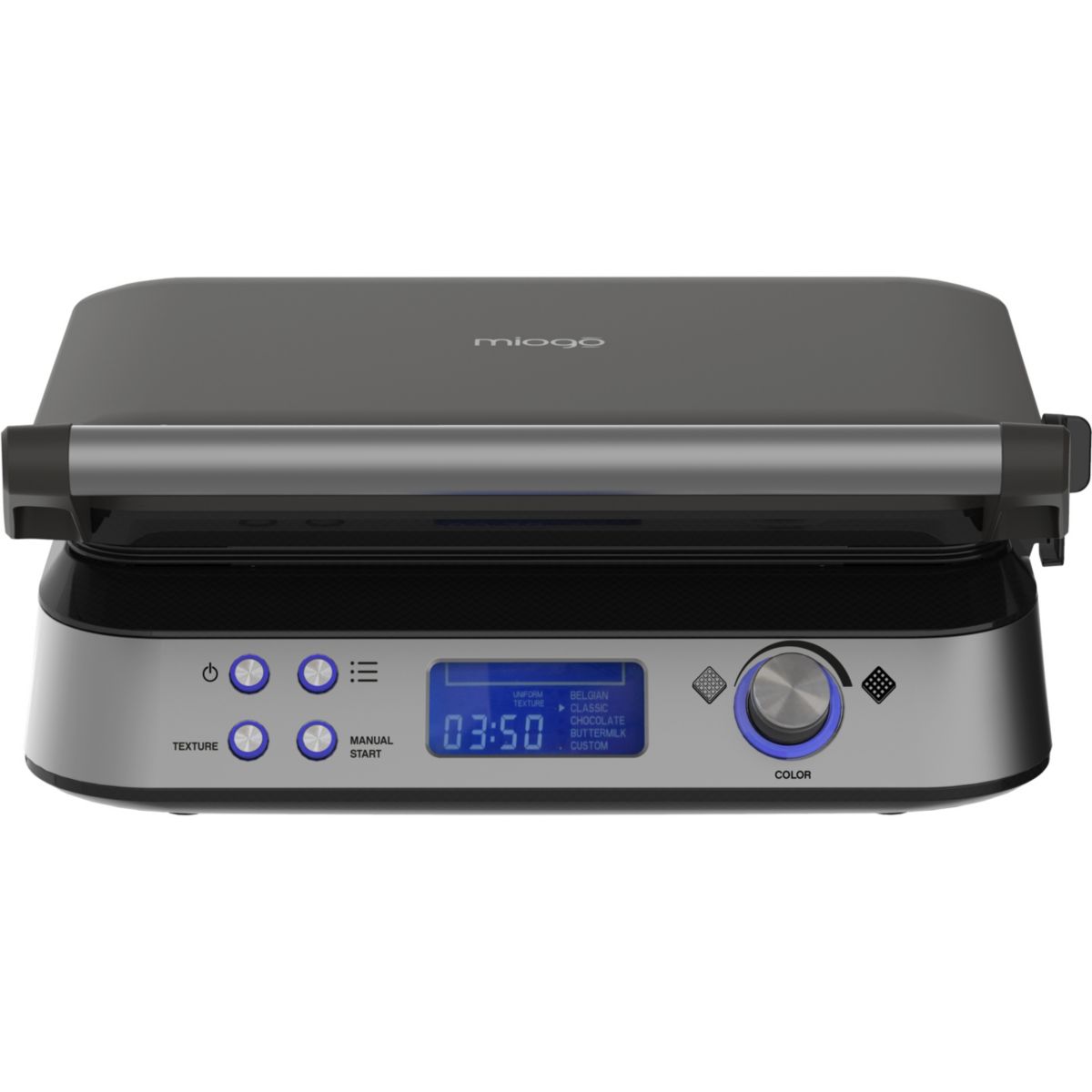 Gaufrier MWM1 Professionnel digital couleur unique, MIOGO