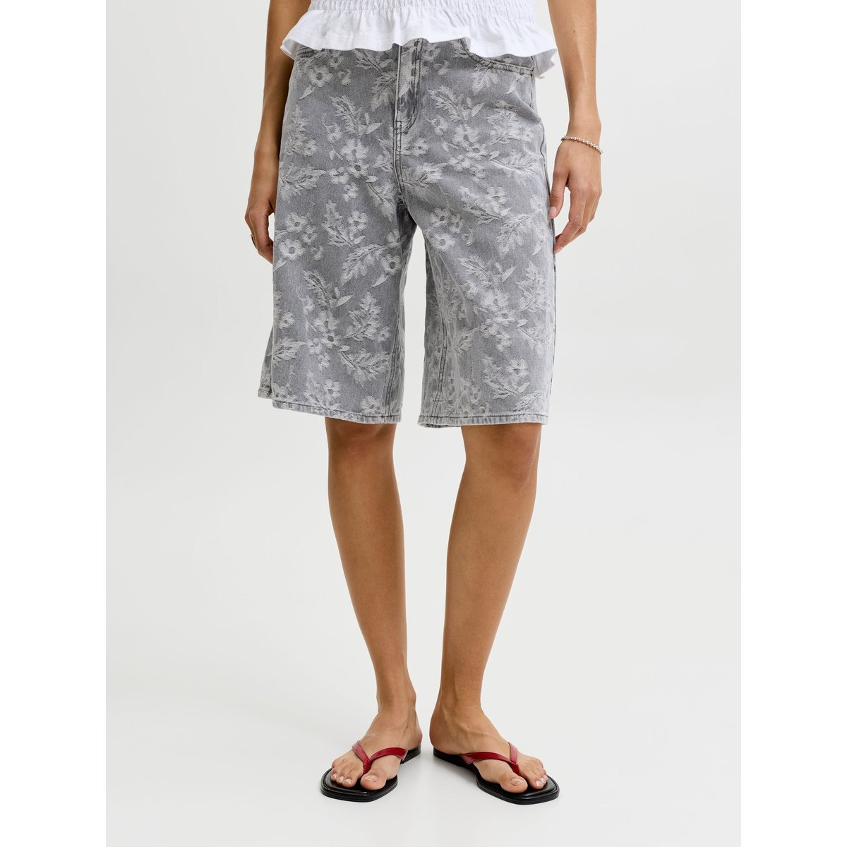 Short En Denim grise - grey denim 1, JJXX