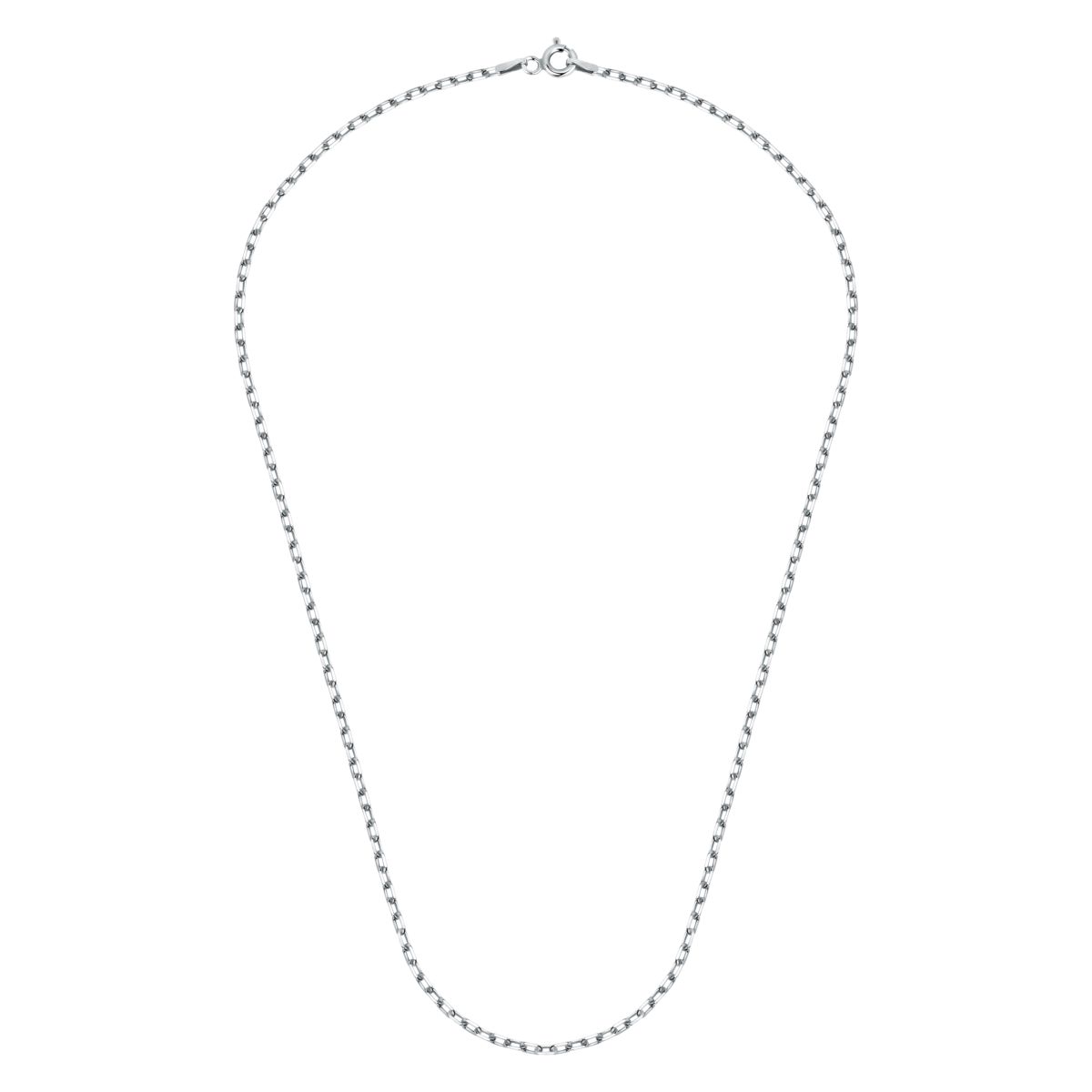 Collier en argent 925 RETTANGOLARE argent, BLUESPIRIT