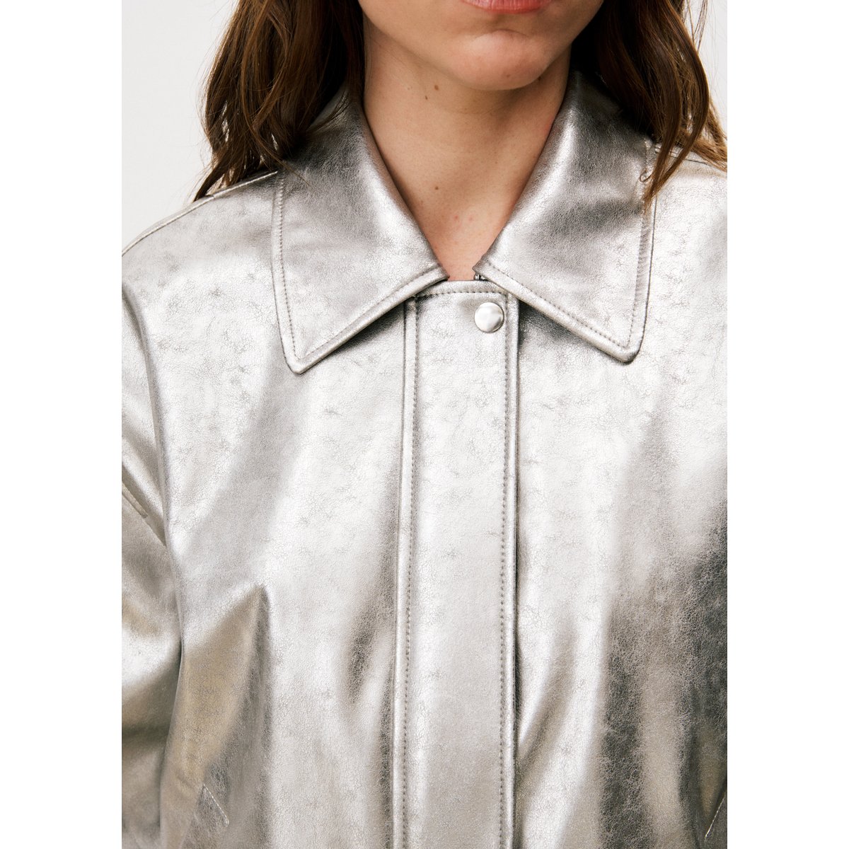 Bomber CHAMINA argente, FRNCH