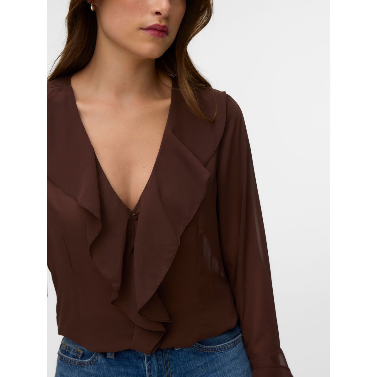 Blouse chocolate martini, VERO MODA
