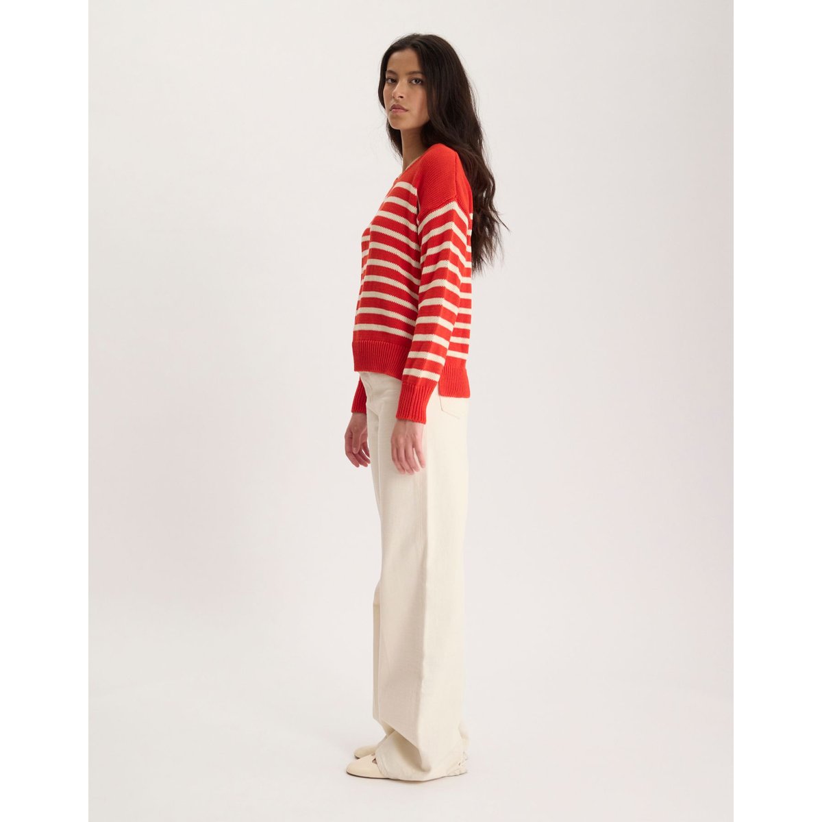 Pull Némo en coton rouge, INES DE LA FRESSANGE PARIS