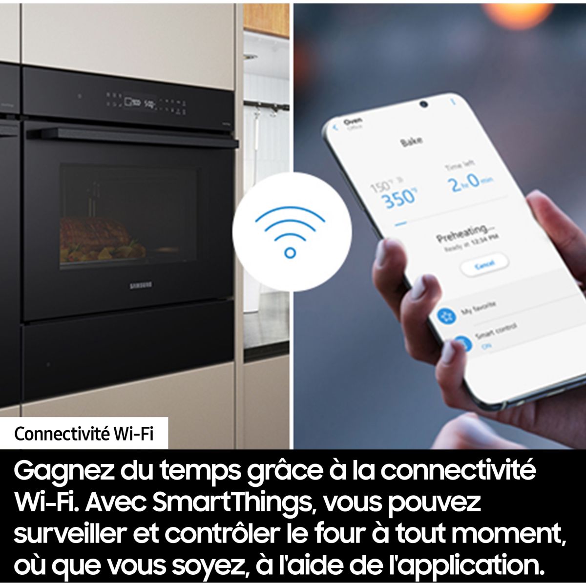 Micro ondes encastrable NQ5B4513GBB carbone, SAMSUNG