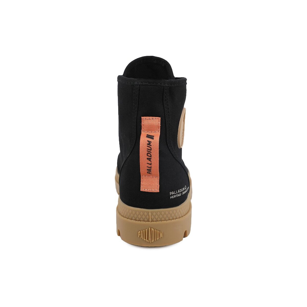 Baskets en coton noir, PALLADIUM