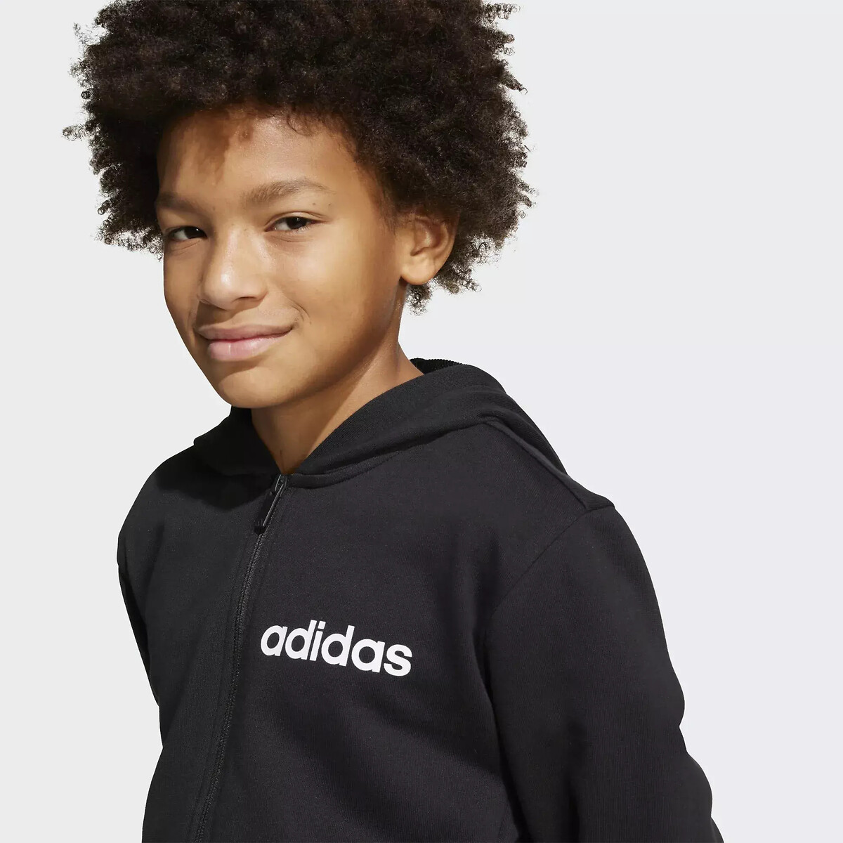 Conjunto em moletão, ESSENTIALS preto , ADIDAS SPORTSWEAR