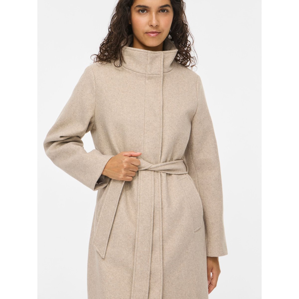 Manteau marron - natural melange1, VILA