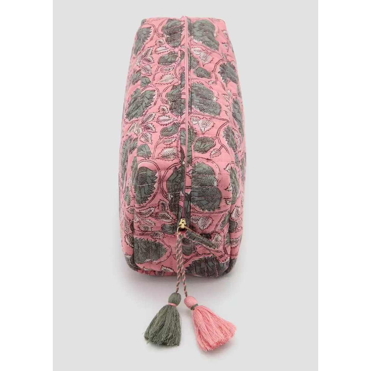 Sac cosmétique à fleurs rose, MANGO