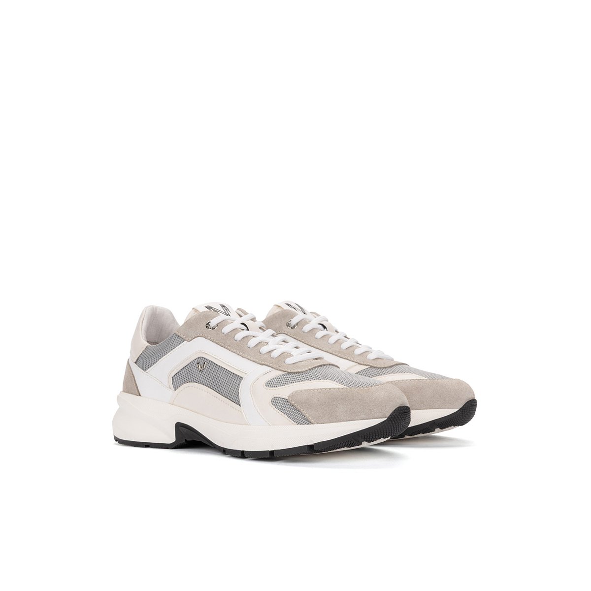 Baskets cuir Nomentana stone, MARTINELLI