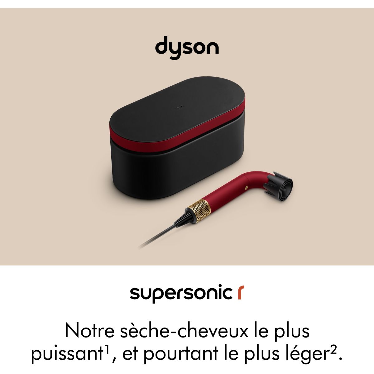 Sèche cheveux Supersonic R cheveux bouclés à frisés Edition Rouge et Or, édition spéciale fête des mères rouge, DYSON
