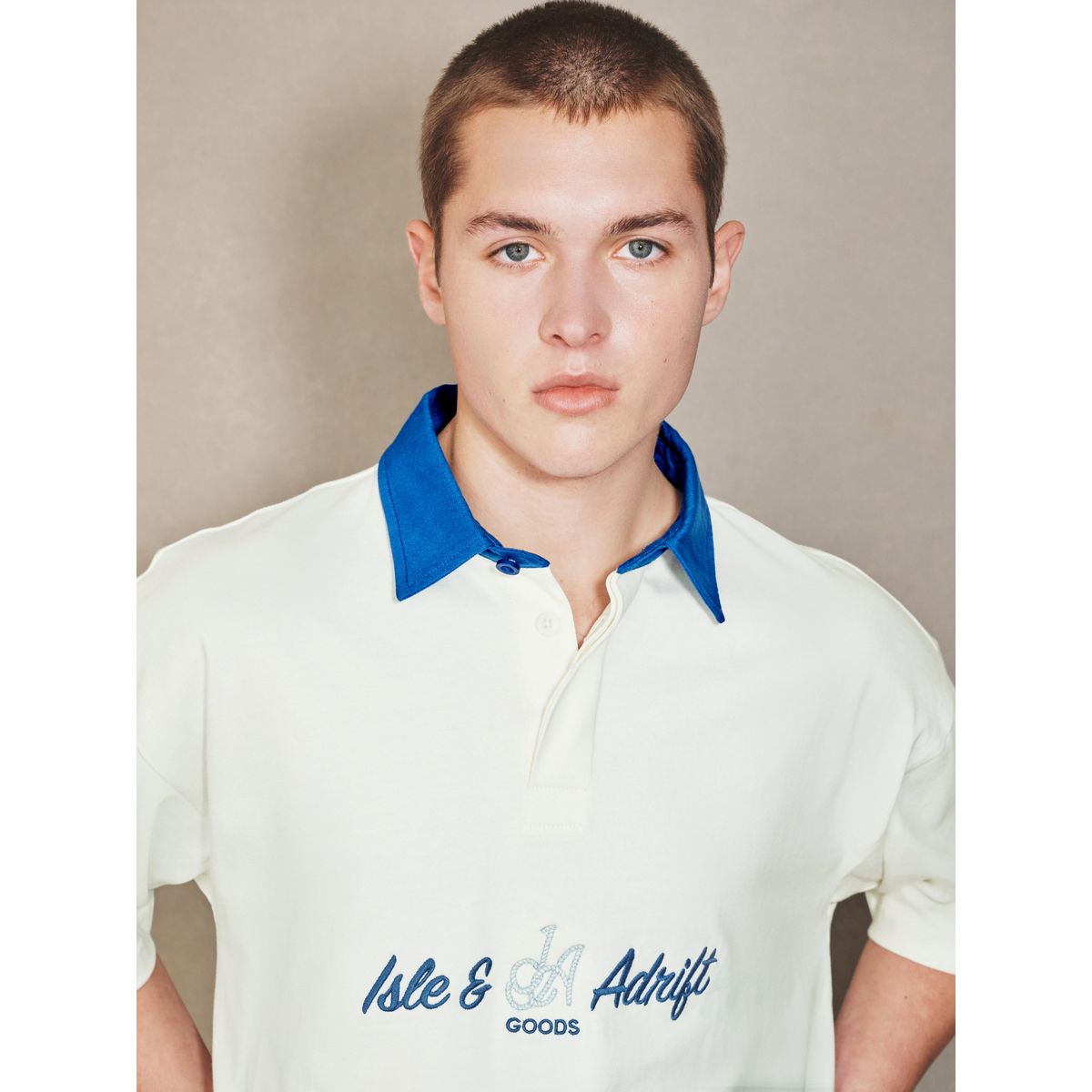 Maillot de rugby oversize edit imprimé blanc, NEXT