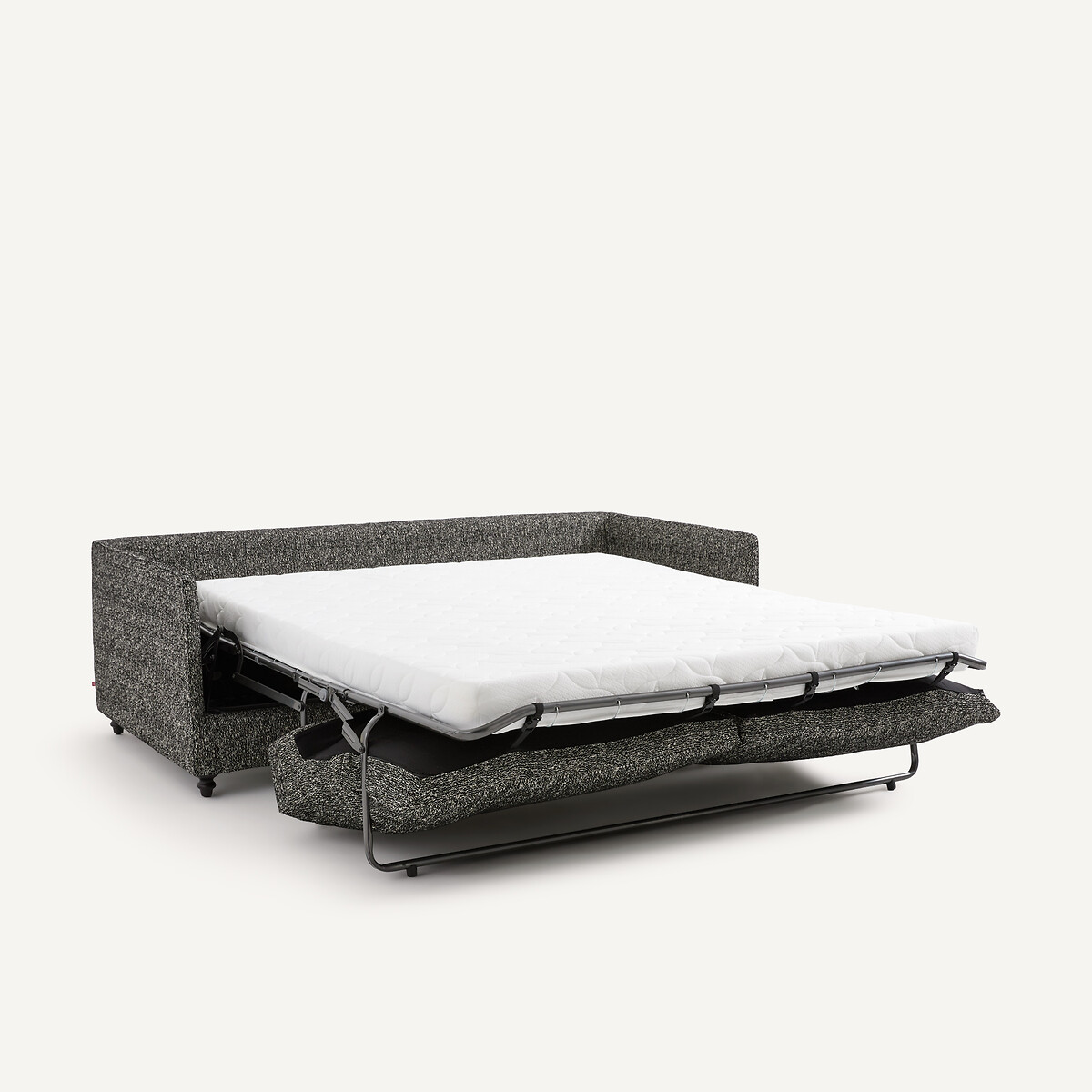 3-Sitzer-Sofa, umwandelbar, Bouclé, LAZARE schwarz, AM.PM